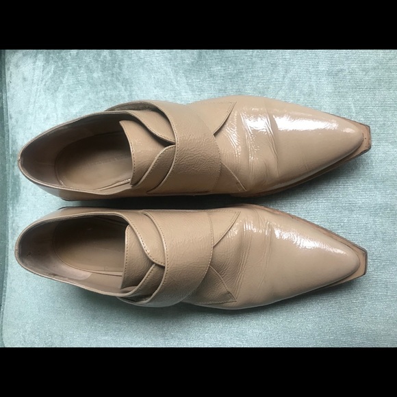 Alexander wang beige Ines oxfords Sz 40 - Picture 2 of 7